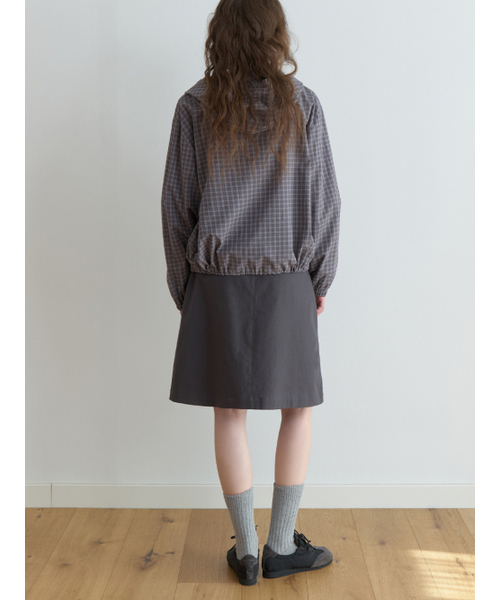 THEMITTEN(ザ・ミトン)の「Hound cotton skirt (charcoal)(スカート・レディース・その他・SMALL/MEDIUM)」の2枚目の写真