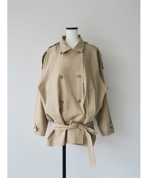 celon(セロン)の「modern short trench coat(トレンチコート・レディース・ベージュ・FREE)」の15枚目の写真