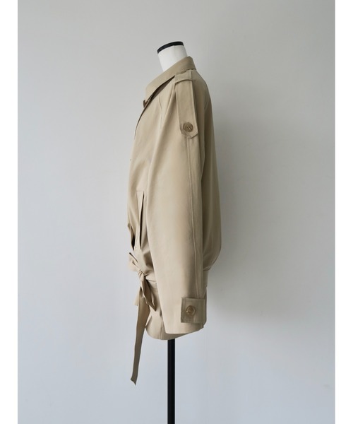 celon(セロン)の「modern short trench coat(トレンチコート・レディース・ベージュ・FREE)」の16枚目の写真