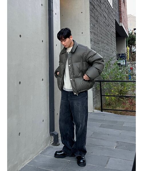 KNITTED（ニッティド）の「カーブドワイドデニムパンツ ウォッシングブラック（デニムパンツ・レディース・その他・M/XL）」の18枚目の写真