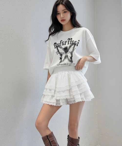 セール】オーバーサイズグラフィックTシャツ（Tシャツ/カットソー