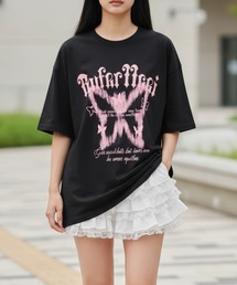 オーバーサイズグラフィックTシャツ