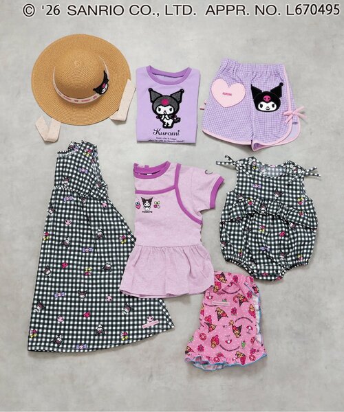 sanrio(サンリオ)の「サンリオキャラクターズ リンガードッキングチュニック(Tシャツ/カットソー・キッズ・パープル/ピンク・90/100/110/120/130/140)」の14枚目の写真