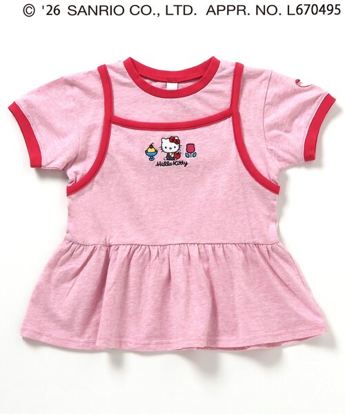 sanrio(サンリオ)の「サンリオキャラクターズ リンガードッキングチュニック(Tシャツ/カットソー・キッズ・パープル/ピンク・90/100/110/120/130/140)」の9枚目の写真