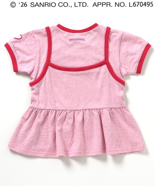 sanrio(サンリオ)の「サンリオキャラクターズ リンガードッキングチュニック(Tシャツ/カットソー・キッズ・パープル/ピンク・90/100/110/120/130/140)」の10枚目の写真