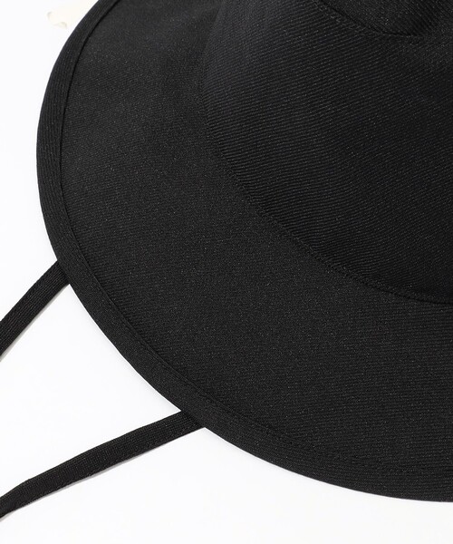 KIJIMA TAKAYUKI(キジマ タカユキ)の「KIJIMA TAKAYUKI DETACHABLE SUNSHADE SOFT HAT ソフトハット(ハット・レディース・ブラック/キャメル・1)」の7枚目の写真