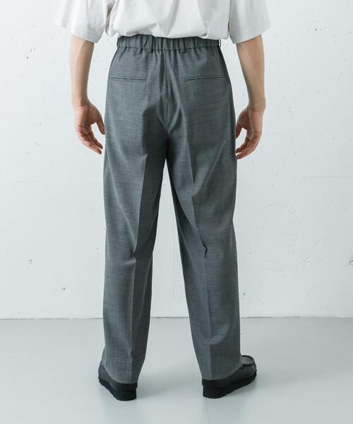 URBAN RESEARCH(アーバンリサーチ)の「ATON WOOL GAUZE EASY PANTS(その他パンツ・メンズ・ネイビー/グレー・6/4)」の5枚目の写真