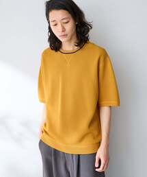 B.C STOCK | 【リバーシブル】ANTS & ELEPHANTS 2TONE SWEATLIKE ハーフスリーブニット(ニット/セーター)