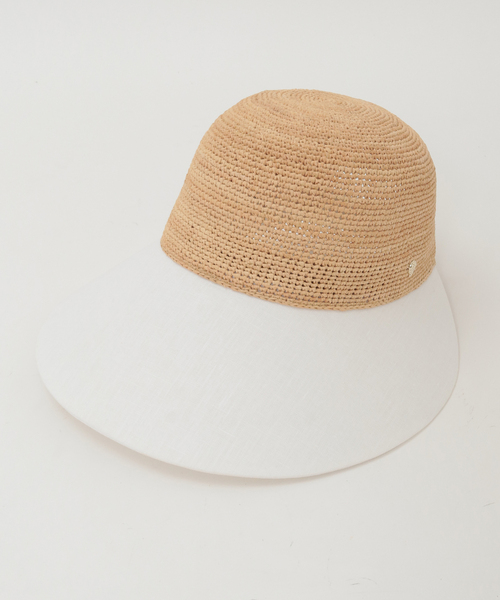 martinique(マルティニーク)の「【Helen Kaminski/ヘレンカミンスキー】Blaise Raffia & Linen Cap(ハット・レディース・ナチュラル・FREE)」の1枚目の写真