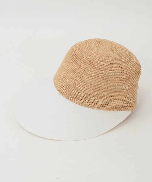 martinique(マルティニーク)の「【Helen Kaminski/ヘレンカミンスキー】Blaise Raffia & Linen Cap(ハット・レディース・ナチュラル・FREE)」の8枚目の写真