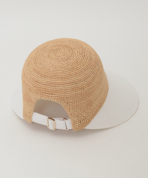 martinique(マルティニーク)の「【Helen Kaminski/ヘレンカミンスキー】Blaise Raffia & Linen Cap(ハット・レディース・ナチュラル・FREE)」の7枚目の写真