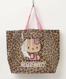 CORPUS TOKYO（コーパス トーキョー）の「【Sanrio/サンリオ】レオパード柄 キャラクター ショッパー トートバッグ (ハローキティ、クロミ、シナモロール)（エコバッグ/サブバッグ）」