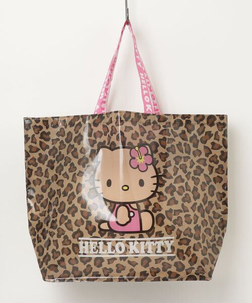 Sanrio/サンリオ】レオパード柄 キャラクター ショッパー トートバッグ