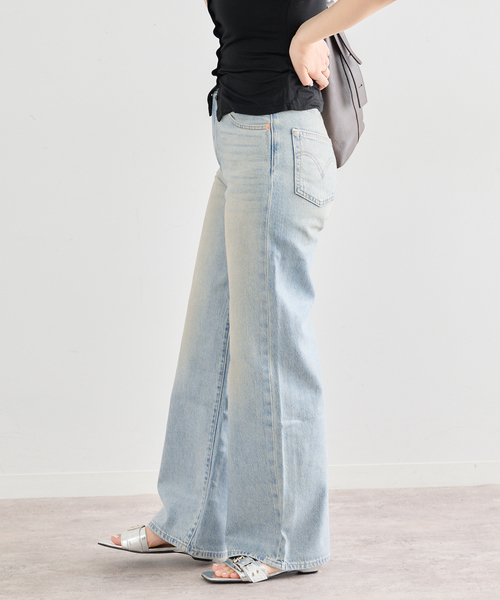 U by SPICK&SPAN(ユーバイスピックアンドスパン)の「LEVI'S/リーバイス RIBCAGE WIDE LEG H223(デニムパンツ・レディース・ブルー・25/26/27)」の17枚目の写真