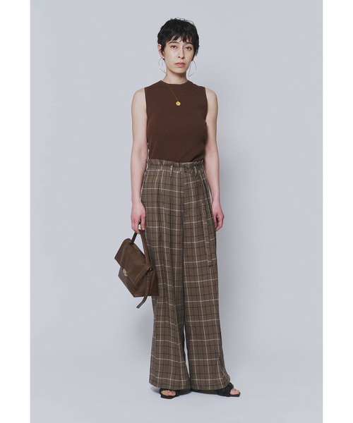 1er Arrondissement(プルミエアロンディスモン)の「リネンビスコーストラウザー(その他パンツ・レディース・その他4/ブラック系その他3/イエロー系その他5・36/38)」の7枚目の写真