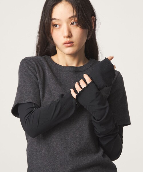 Wpc.（ダブリュピーシー）の「【別注】＜Wpc.＞アームカバー UVカット（アームカバー・レディース・ブラック/ブラウン系/オフホワイト・M/L）」の12枚目の写真