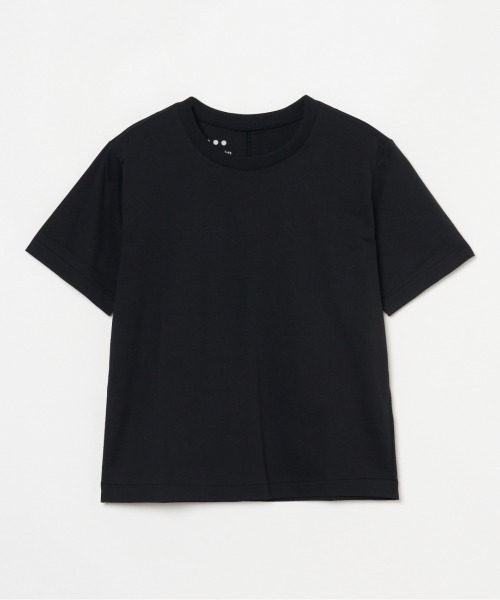 HELIOPOLE(エリオポール)の「【THREE DOTS】Powdery cotton boy's alex(Tシャツ/カットソー・レディース・ブラック/ホワイト・S/L)」の2枚目の写真