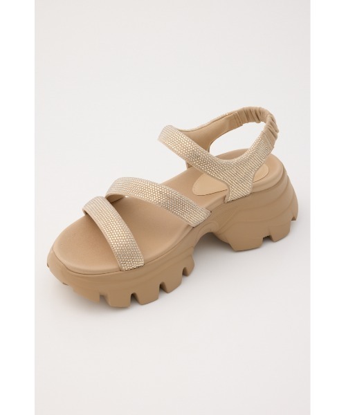 STACCATO（スタッカート）の「コスモスリングラギッドソールサンダル（サンダル・レディース・ゴールド/ブラック・22.5cm/23cm/23.5cm/24cm/24.5cm）」の9枚目の写真