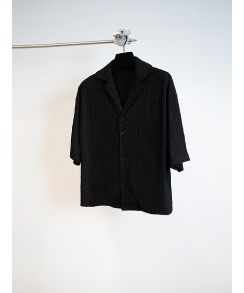 GOZER（ゴーザー）の「The Pleats Shirt（シャツ/ブラウス・メンズ・ブラック・3/1/2）」の6枚目の写真