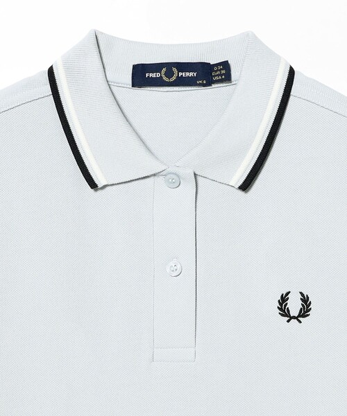 FRED PERRY(フレッドペリー)の「FRED PERRY / ツイン ティップド ポロシャツ(ポロシャツ・レディース・サックスブルー/ナチュラル・8/10)」の7枚目の写真