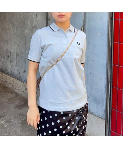 FRED PERRY(フレッドペリー)の「FRED PERRY / ツイン ティップド ポロシャツ(ポロシャツ・レディース・サックスブルー/ナチュラル・8/10)」の13枚目の写真
