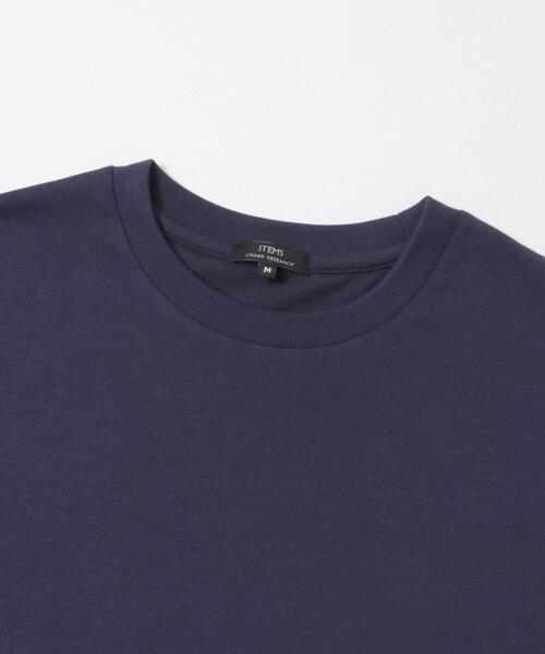 ITEMS URBANRESEARCH(アイテムズ アーバンリサーチ)の「接触冷感シルキータッチTシャツ(Tシャツ/カットソー・メンズ・ライトカーキ/ホワイト/ブルー系その他/ネイビー・LARGE/X-LARGE/MEDIUM)」の14枚目の写真