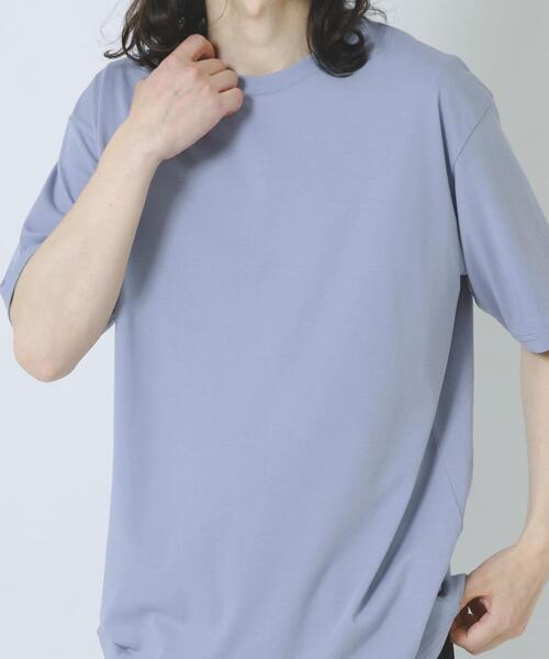 ITEMS URBANRESEARCH(アイテムズ アーバンリサーチ)の「接触冷感シルキータッチTシャツ(Tシャツ/カットソー・メンズ・ライトカーキ/ホワイト/ブルー系その他/ネイビー・LARGE/X-LARGE/MEDIUM)」の15枚目の写真