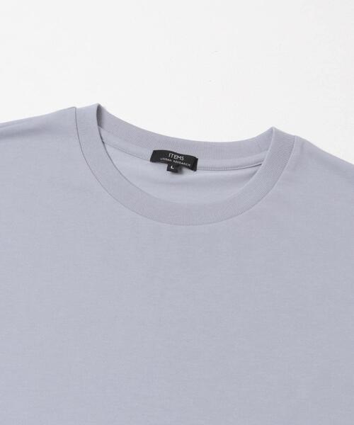 ITEMS URBANRESEARCH(アイテムズ アーバンリサーチ)の「接触冷感シルキータッチTシャツ(Tシャツ/カットソー・メンズ・ライトカーキ/ホワイト/ブルー系その他/ネイビー・LARGE/X-LARGE/MEDIUM)」の20枚目の写真