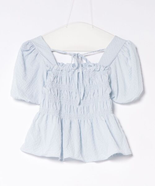 P.V.T（ピーブイティー）の「バックリボンシャーリングPO（その他トップス・レディース・LT.Blue/グリーン/White/Black・F）」の18枚目の写真