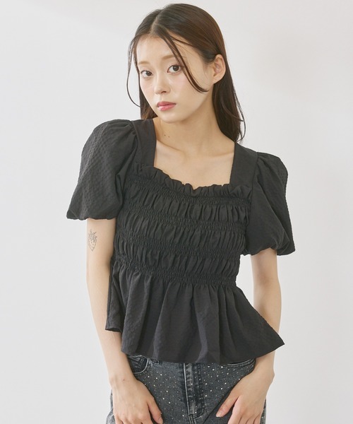 P.V.T（ピーブイティー）の「バックリボンシャーリングPO（その他トップス・レディース・LT.Blue/グリーン/White/Black・F）」の8枚目の写真
