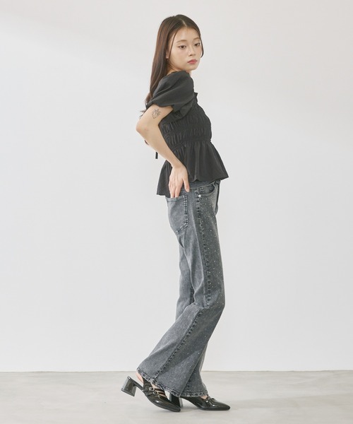 P.V.T（ピーブイティー）の「バックリボンシャーリングPO（その他トップス・レディース・LT.Blue/グリーン/White/Black・F）」の9枚目の写真