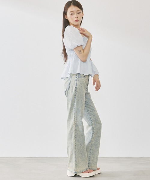 P.V.T（ピーブイティー）の「バックリボンシャーリングPO（その他トップス・レディース・LT.Blue/グリーン/White/Black・F）」の14枚目の写真