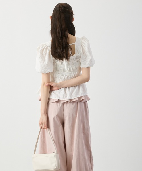 P.V.T（ピーブイティー）の「バックリボンシャーリングPO（その他トップス・レディース・LT.Blue/グリーン/White/Black・F）」の21枚目の写真