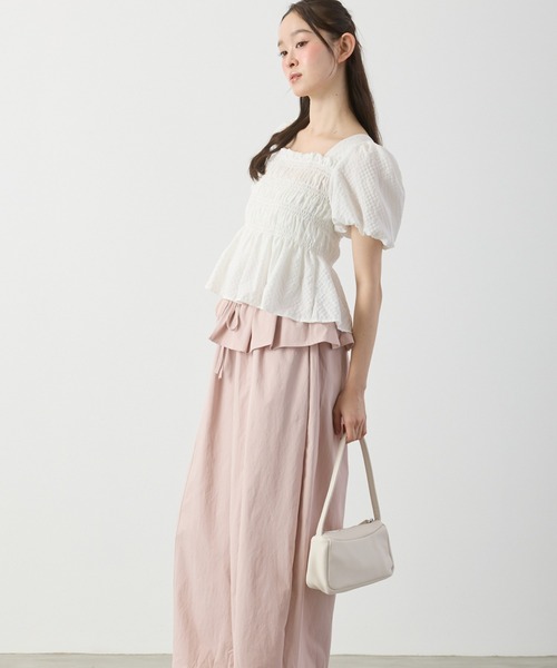 P.V.T（ピーブイティー）の「バックリボンシャーリングPO（その他トップス・レディース・LT.Blue/グリーン/White/Black・F）」の19枚目の写真