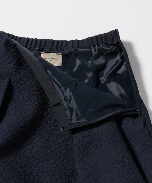 UNITED ARROWS（ユナイテッドアローズ）の「オーガンジー ジャガード フレアスカート ‐ウォッシャブル‐（スカート・レディース・オフホワイト/ライトブルー/ネイビー・38/36）」の14枚目の写真