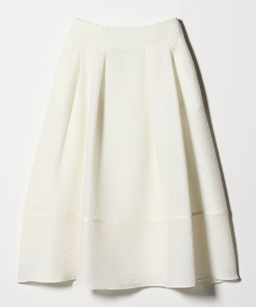UNITED ARROWS（ユナイテッドアローズ）の「オーガンジー ジャガード フレアスカート ‐ウォッシャブル‐（スカート・レディース・オフホワイト/ライトブルー/ネイビー・38/36）」の19枚目の写真