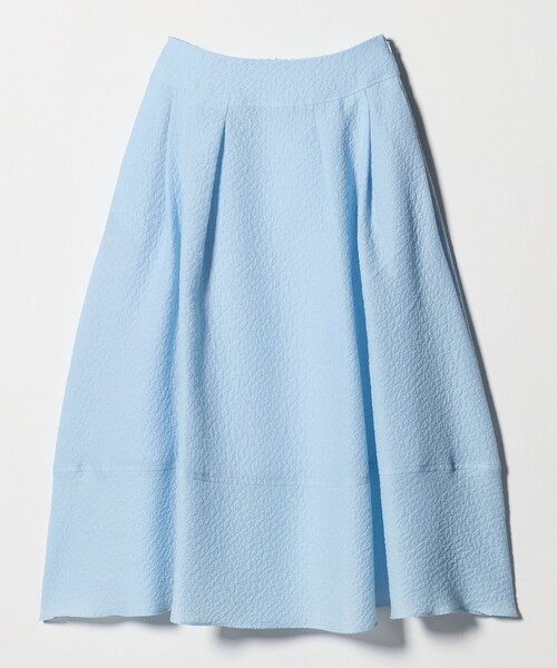 UNITED ARROWS（ユナイテッドアローズ）の「オーガンジー ジャガード フレアスカート ‐ウォッシャブル‐（スカート・レディース・オフホワイト/ライトブルー/ネイビー・38/36）」の22枚目の写真