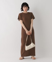 [WEB限定]ストレッチコンパクトリブカットワンピース