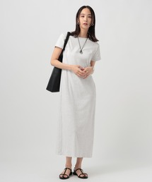 [WEB限定]ストレッチコンパクトリブカットワンピース