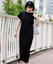 BAYFLOW | [WEB限定]ストレッチコンパクトリブカットワンピース(ワンピース)