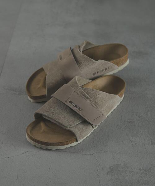 THE GOODLAND MARKET(ザグッドランドマーケット)の「BIRKENSTOCK KYOTO LEVE TAUPE-NARROW(サンダル・レディース・ベージュ・38/37/36)」の1枚目の写真