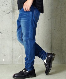 "03"ストレッチデニム サルエルパンツ