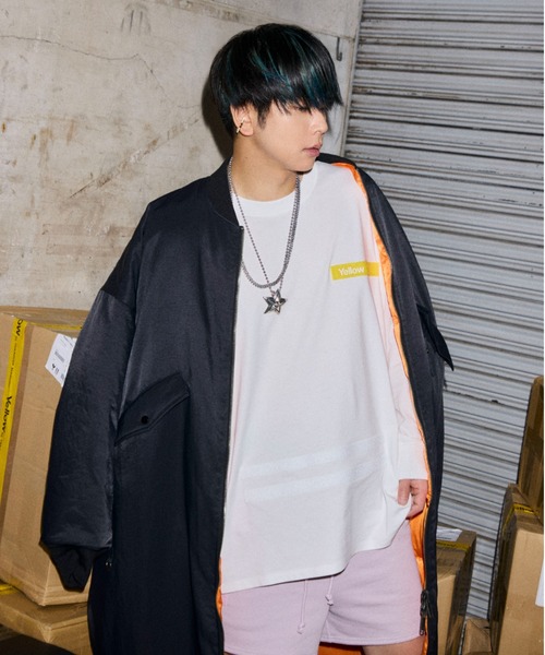 ZOZO限定カラー】センターピンタックシアーロンTee（Tシャツ