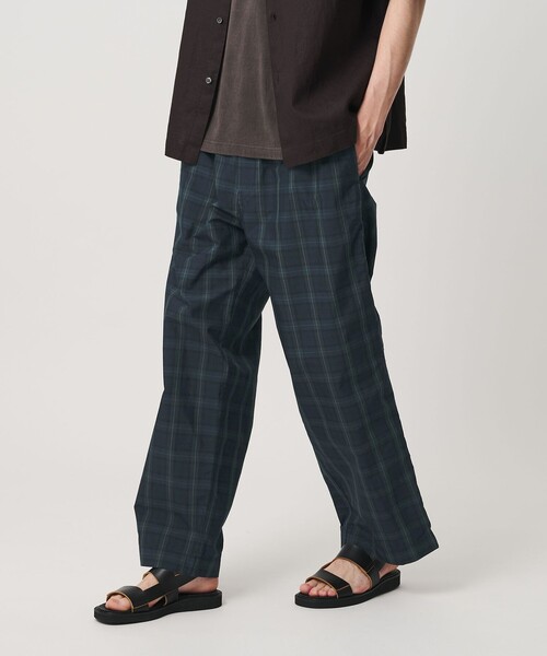 BEAUTY&YOUTH UNITED ARROWS(ビューティーアンドユースユナイテッドアローズ)の「バギー チェック イージー パンツ NO.11(その他パンツ・メンズ・ネイビー/グレー系・S/XL/L/M)」の4枚目の写真