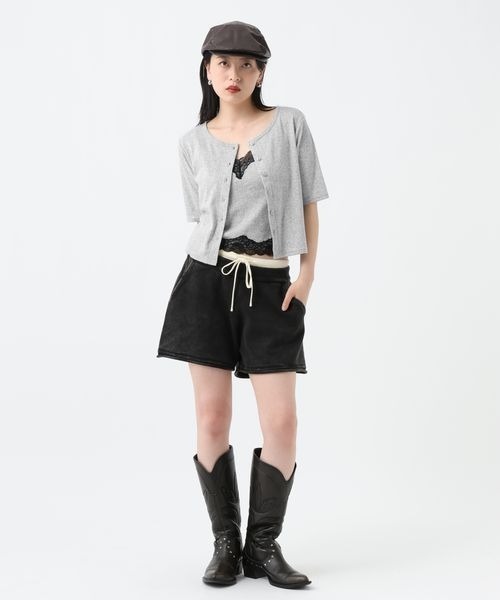 JEANASIS(ジーナシス)の「バイカラーニットショートパンツ/782988(その他パンツ・レディース・ブラック/ブラック系その他・FREE)」の18枚目の写真