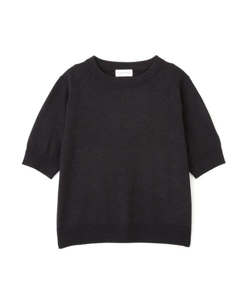 human woman（ヒューマンウーマン）の「【ウォッシャブル / Good Price】ペーパーヤーンニットＴ（ニット/セーター・レディース・ライトグリーン/レッド/ブラック系その他/グレー・MEDIUM）」の10枚目の写真