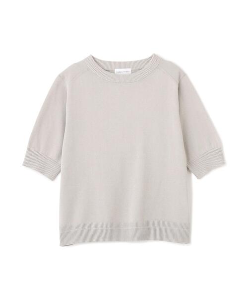 human woman（ヒューマンウーマン）の「【ウォッシャブル / Good Price】ペーパーヤーンニットＴ（ニット/セーター・レディース・ライトグリーン/レッド/ブラック系その他/グレー・MEDIUM）」の16枚目の写真
