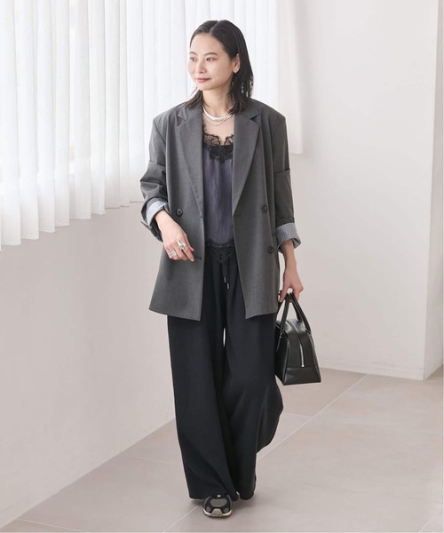 JOURNAL STANDARD(ジャーナルスタンダード)の「《追加6》フィブリルリヨセルキャミ(シャツ/ブラウス・レディース・ネイビー/アイボリー・FREE)」の19枚目の写真