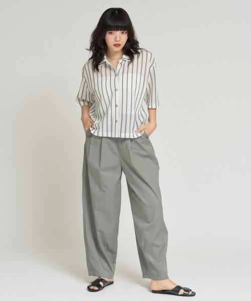 RU.TI.LE（ルチル）の「【RU.TI.LE】クロシェシャツ（シャツ/ブラウス・レディース・アイボリー/ブラック・MEDIUM）」の13枚目の写真