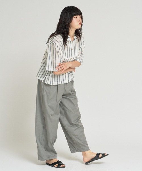 RU.TI.LE（ルチル）の「【RU.TI.LE】クロシェシャツ（シャツ/ブラウス・レディース・アイボリー/ブラック・MEDIUM）」の15枚目の写真